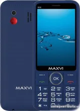 Кнопочный телефон Maxvi B35 (синий)