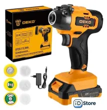 Полировальная машина Deko CP20 084-1085 (с 1-им АКБ)