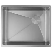 Мойка кухонная ZorG Zerox 54 U / IF Side SF Steel