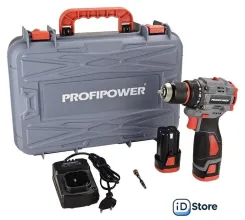 Дрель-шуруповерт Profipower BL-161 (с 2-мя АКБ, кейс)