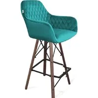 Стул Sheffilton SHT-ST38/S80 (альпийский бирюзовый/темный орех/черный)