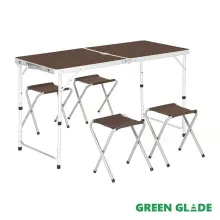 Набор мебели для пикника Green Glade M790-2 (коричневый)