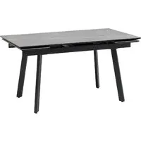 Кухонный стол Stool Group Тайл 140-200x85x75 (керамика Larka Grey/антрацит)