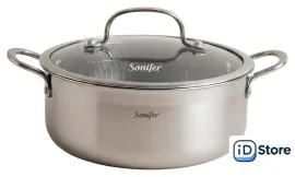 Кастрюля Sonifer SF-1216-16 (с крышкой)