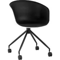 Офисное кресло Stool Group Libra SL-7040ZB (пластик белый/экокожа черный)