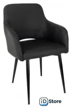 Офисный стул Бюрократ CH-380F (черный, экокожа)