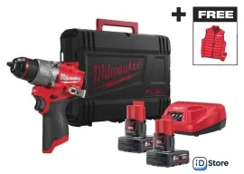 Ударная дрель-шуруповерт Milwaukee M12 FPD2MC-602X 4933499463 (с 2-мя АКБ, кейс)