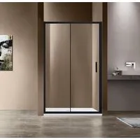 Душевая дверь Vincea Garda VDS-1G140CLB (черный/прозрачное)