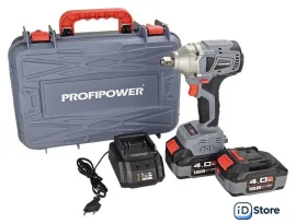 Гайковерт Profipower MKDTW-18B E0081 (с 2-мя АКБ, кейс)