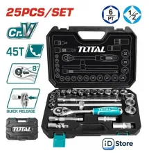 Универсальный набор инструментов Total THT121251 (25 предметов)