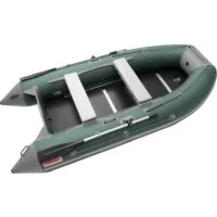 Моторно-килевая лодка Roger Boat Hunter Keel 3200 (малокилевая, зеленый/серый)