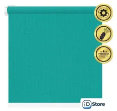 Рулонная электроштора НеоФьюжен Эден 200 270х200 левая (изумрудный, белая фурнитура)