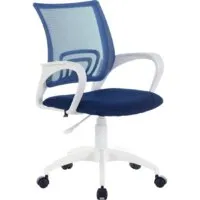 Офисное кресло Brabix Fly MG-396W (белый/темно-синий)