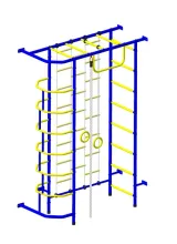 Детский спортивный комплекс "Пионер 9Л" (сине/жёлтый)