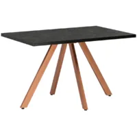 Обеденный стол Woodville Keon T32 116-155.5x77 раздвижной / 619235 (малави/медь)