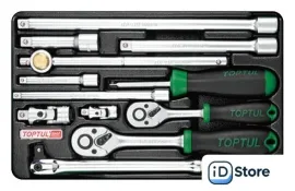 Универсальный набор инструментов Toptul GZA-1202 (12 предметов)