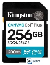 Карта памяти Kingston Canvas Go Plus SDXC 256GB SDG4/256GB