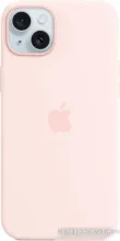 Чехол для телефона Apple MagSafe Silicone Case для iPhone 15 Plus (светло-розовый)