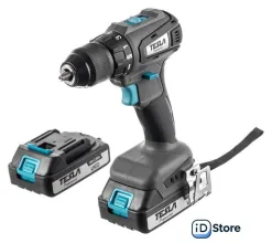 Дрель-шуруповерт Tesla TCD18BL 840369 (с 2-мя АКБ, кейс)