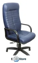 Офисное кресло Деловая обстановка Консул Стандарт (синий, кожа люкс)