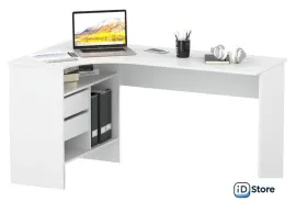 Стол Сокол СПм-25 (левый, белый)