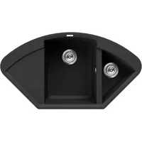 Кухонная мойка Elleci Easy Corner Full Black 40