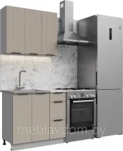 Кухня Корнелия Марика 0,9 без столешницы, Капучино софт