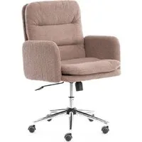 Офисное кресло TetChair Dover (хром/букле/коричневый)