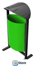 Уличная урна BZT DumL02 (зеленый)