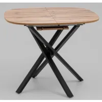 Обеденный стол Stool Group Нордвуд 90х90х75 / SO 255-350079 (дуб вотан/черный)