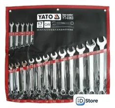 Набор ключей Yato YT-0363 17 предметов