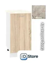 Шкаф напольный Кортекс-мебель Корнелия Лира НШ40р (дуб сонома/марсель)