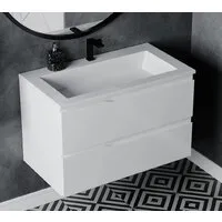 Мебель для ванных комнат Vela Тумба под умывальник Vela Вектор 80П под Luxor TU29046