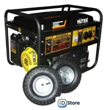 Бензиновый генератор Huter DY6500LX с колесами