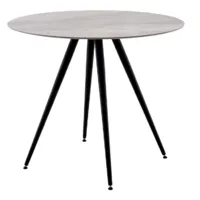Обеденный стол Stool Group Ники круглый керамика / vd-niki-ilg-900 (Italian light grey 900)