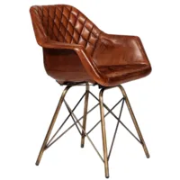 Стул TetChair Secret de Maison Eames Bull / M-17668 (античная медь/коричневый)