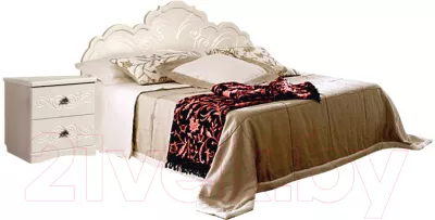 Полуторная кровать Мебель-КМК 1400 Жемчужина 0380.16