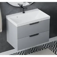 Мебель для ванных комнат Vela Тумба под умывальник Vela Каскад 60П под Classica (серый) TU61375