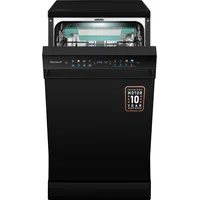 Отдельностоящая посудомоечная машина Weissgauff DW 4539 Inverter Touch AutoOpen Black