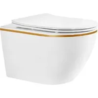 Унитаз подвесной Roxen Antares Tornado Long 530205-01GB-L