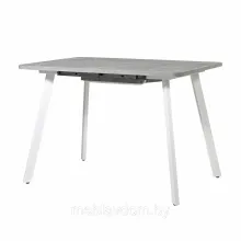 Стол Саен 17 Пластик Фаерстоун 3100/белый муар (110х75) R40