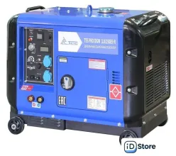 Дизельный генератор ТСС PRO DGW 3.0/250ES-R в кожухе