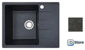 Кухонная мойка БелЭворс Mila L (черный, без сифона)