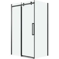 Душевой уголок Grossman Classic 140x80x195 120.K33.04.1480.21.00 (черный матовый/стекло прозрачное)