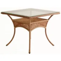 Стол садовый AIKO Deco 7035П квадратный 90x90x75 светлый