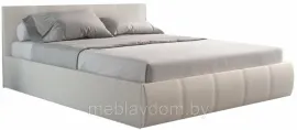 Мягкая кровать Верона 160 Teos milk с подъемным механизмом