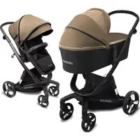 Универсальная коляска Amarobaby Tutum (2 в 1, бежевый)