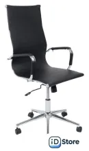 Офисное кресло AksHome Evelin (экокожа, черный)