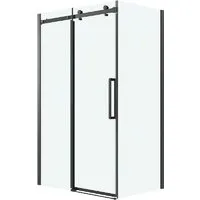 Душевой уголок Grossman Classic 100x80x195 120.K33.04.1080.21.00 (черный матовый/стекло прозрачное)
