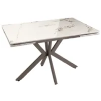 Обеденный стол Stool Group Marmer 120-180x80x76 (капучино)